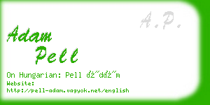 adam pell business card